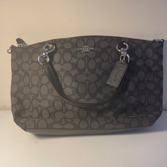 Coach Handbags - Coach Medium Black with authentic "c" Purse